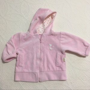 0-3m (5/$20) Pink Velour Hoodie